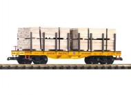 UP Bogie Stake Wagon with Lumber Load