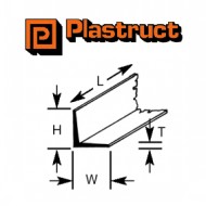 Plastruct Angle 9.5 x 9.5 x 1.2 x 610mm