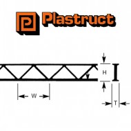 Plastruct Truss 12.7 x 300mm