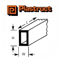 Plastruct Rect Tube 7.9 x 6.4 x 0.6 x 375mm