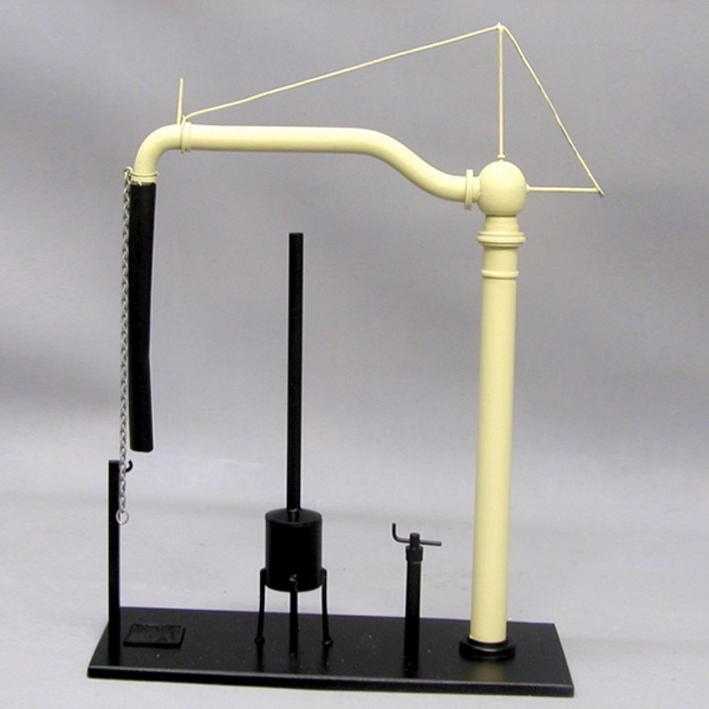 P&D Marsh OO Gauge PW204 GWR Style Water Crane Kit – Platform Mount, Unpainted White Metal