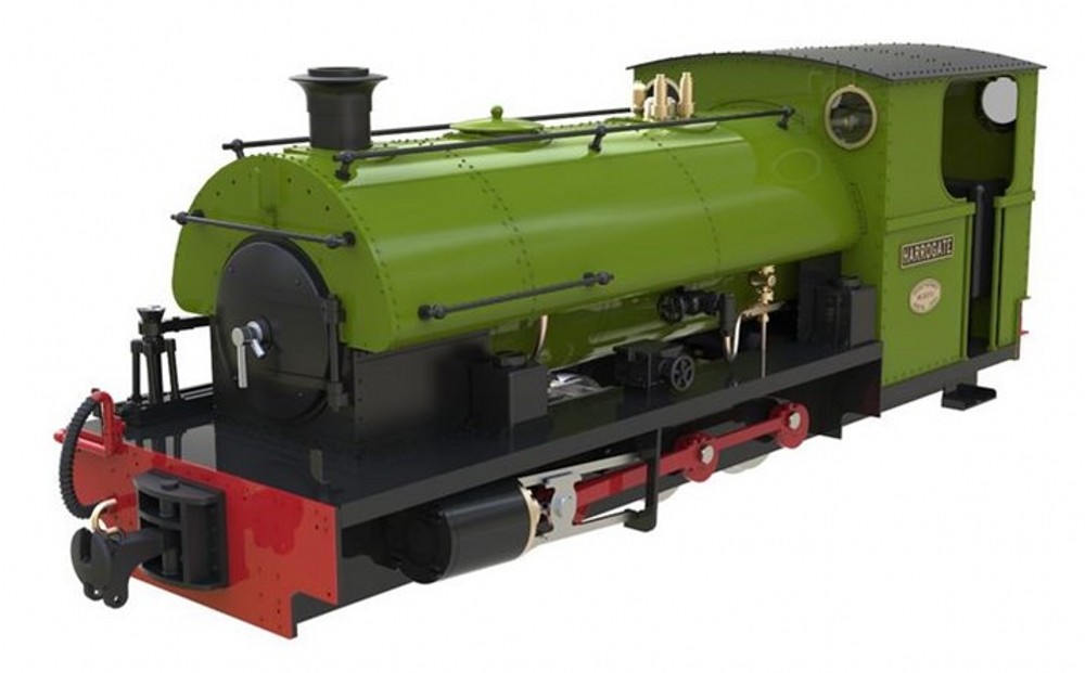 "Harrogate" Peckett R/C ins wheels Garden Railway Specialists Tel