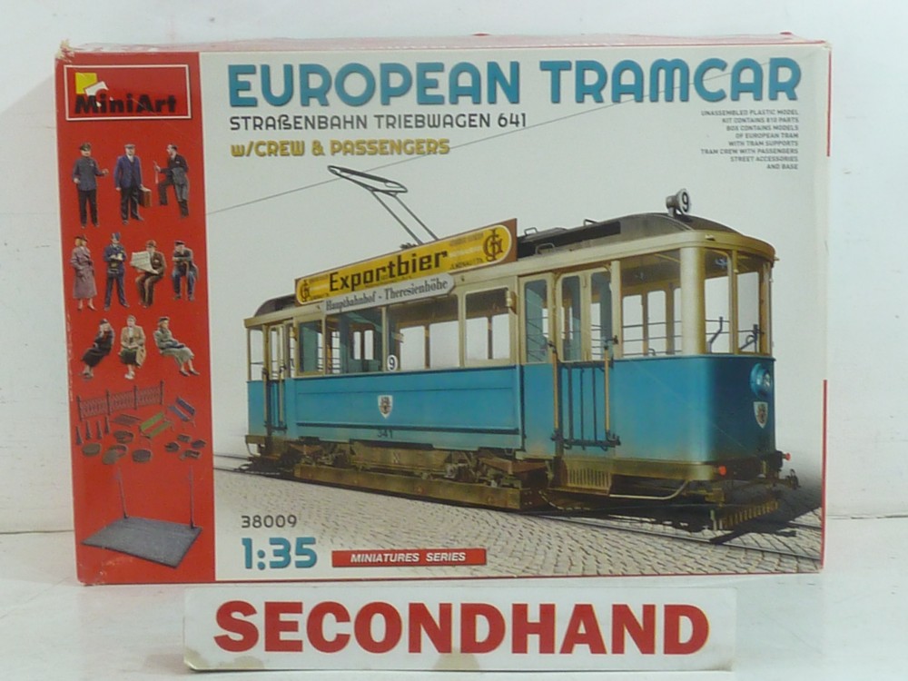 MiniArt 1:35 European Tram Car Kit Complete | Garden Railway ...