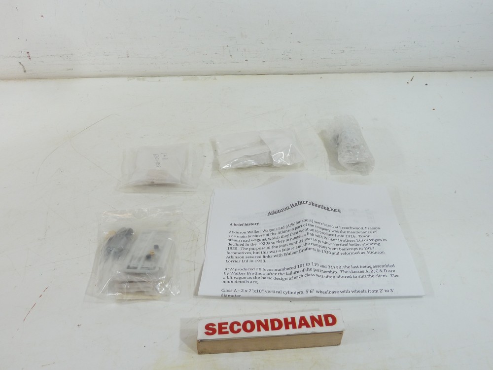 Atkins Walkers Shunter Kit O16.5 | Garden Railway Specialists Tel:01844 ...