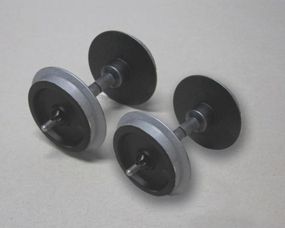 LGB G Scale Metal wheel Set, Small - pkg(2) #67343 - Trains on