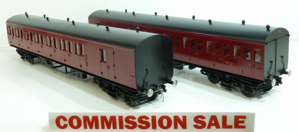 B set BR Maroon Interior Boxed gauge Garden Railway