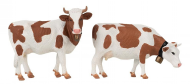 Brown/White Cows(2) Figure Set.