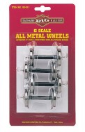Wheels Metal Ins. 31.00mm dia 4 off