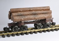 Log Car Skeleton + Logs