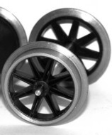 Wheels Split Spoke 24mm dia 32mm Gauge - 2 axles