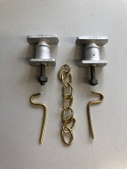 Centre Buffer W/M Screw Fix - pair