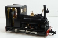 0-6-0 Peckett Loco 45mm Plain Black Fosworks RC