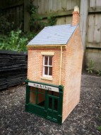 Brick Terraced Shop Kit - Full-Relief