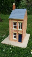 Brick Terraced House Kit  - Full Relief