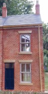 Brick Mid-Terraced House Kit  - Full Relief - Skeletal