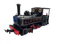 Hudswell Clarke Lined Black Dual Gauge