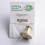 SAFETY VALVE BONNET GW FLAT BASE BRASS