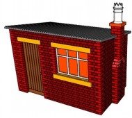 Kippo Sloped Plate Layers Hut