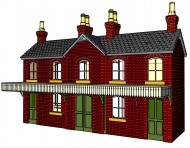 Kippo Moss Central Station 2 Wing  2 Storey Kit