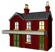 Kippo Moss Central Station 1 Wing  2 Storey Kit