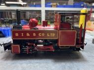 Hudswell Clarke Lined Maroon Dual Gauge