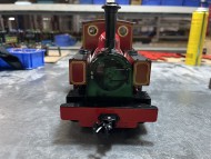 Hudswell Clarke Lined Maroon Dual Gauge