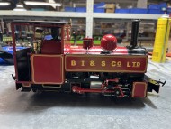 Hudswell Clarke Lined Maroon Dual Gauge