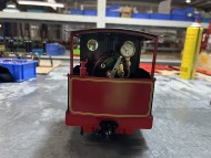 Hudswell Clarke Lined Maroon Dual Gauge