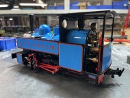 Hudswell Clarke Lined Blue Dual Gauge