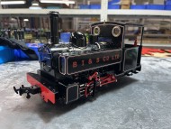 Hudswell Clarke Lined Black Dual Gauge