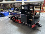Hudswell Clarke Lined Black Dual Gauge