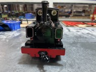 Hudswell Clarke Lined Black Dual Gauge