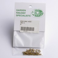 Screws Brass Cheese 10BA x 1/4  - 25 off