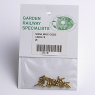 Screws Brass Cheese 12BA x 3/16in - 25 off