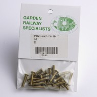Screws Brass CSK 6BA x 1/2in - 25 off