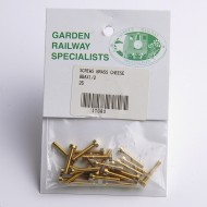 Screws Brass Cheese 8BA x 1/2 - 25 off