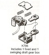 Coupler LGB L2015D/7D/71D/73D - pair