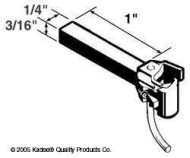 Stationary Coupler - Straight Shank - pair