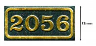 GWR Cabside Number Plates pair