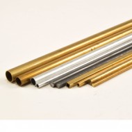 Round Brass Tube 12in - 3/32 dia (3pce)