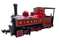 Hudswell Clarke Lined Maroon Dual Gauge