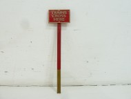 Post Mount Trains Cross Here