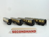 Set of 4 GWR Cornish Riviera Centenary Coaches 00 Gauge