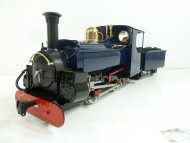 Linda R/C 0-4-0 Live Steam Locomotive Midnight Blue