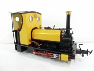 Cabbed Quarry Hunslet 45mm Mustard Yellow w. Red Lining