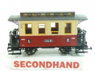 LGB 4 Wheel Coach 1st/2nd Red & Cream Unboxed