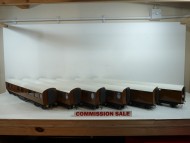 Set Of 6 Curlew G1 LNER Teak Coaches