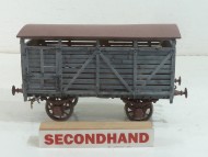 Kit Built Gauge 1 Grey/Brown Cattle Wagon