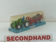 Country Life Dicast Tractor With Trailer Green Unopened