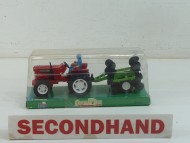 Country Life Diecast Tractor With Plough Unopened